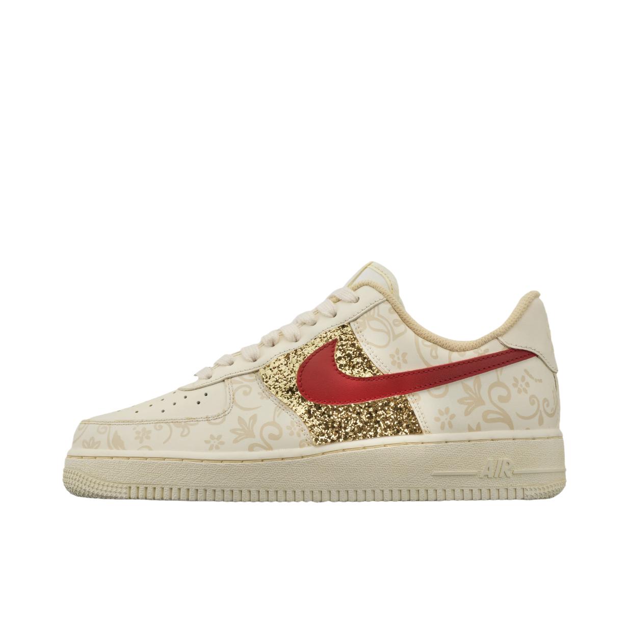 推荐商品：【定制款】 Nike Air Force 1 板鞋 防滑减震耐磨低帮增高 男款/金碧辉煌