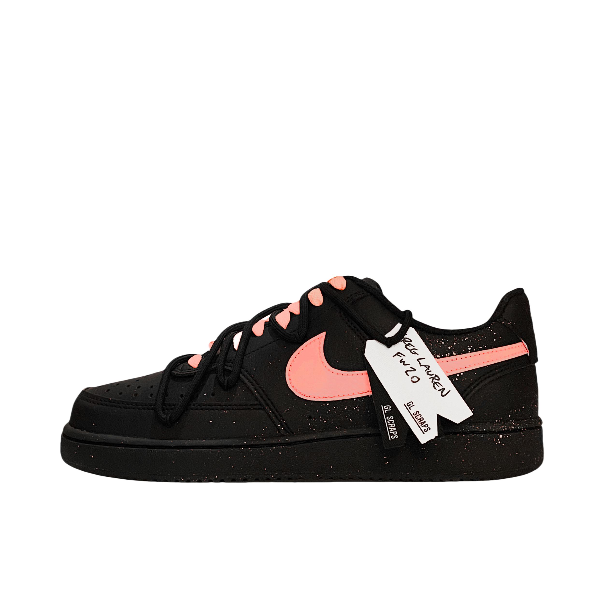 推荐商品：【定制球鞋】Nike Court Vision 板鞋 增高街头风防滑耐磨轻便减震复古潮舒适百搭 玫瑰月夜