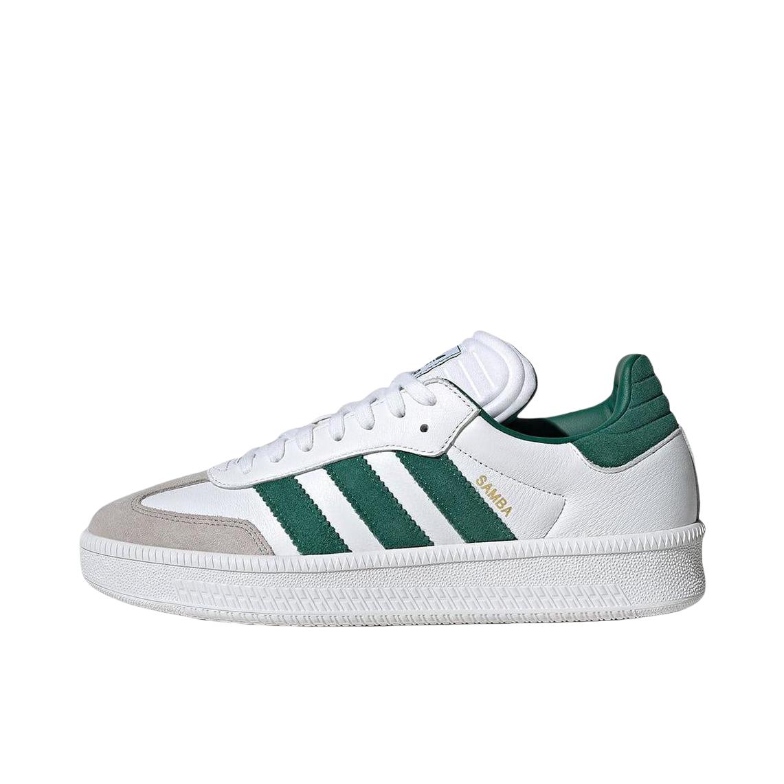 推荐商品：adidas Originals Samba XLG 板鞋 T头鞋 减震轻便防滑耐磨舒适百搭简约薄底 白色/绿色