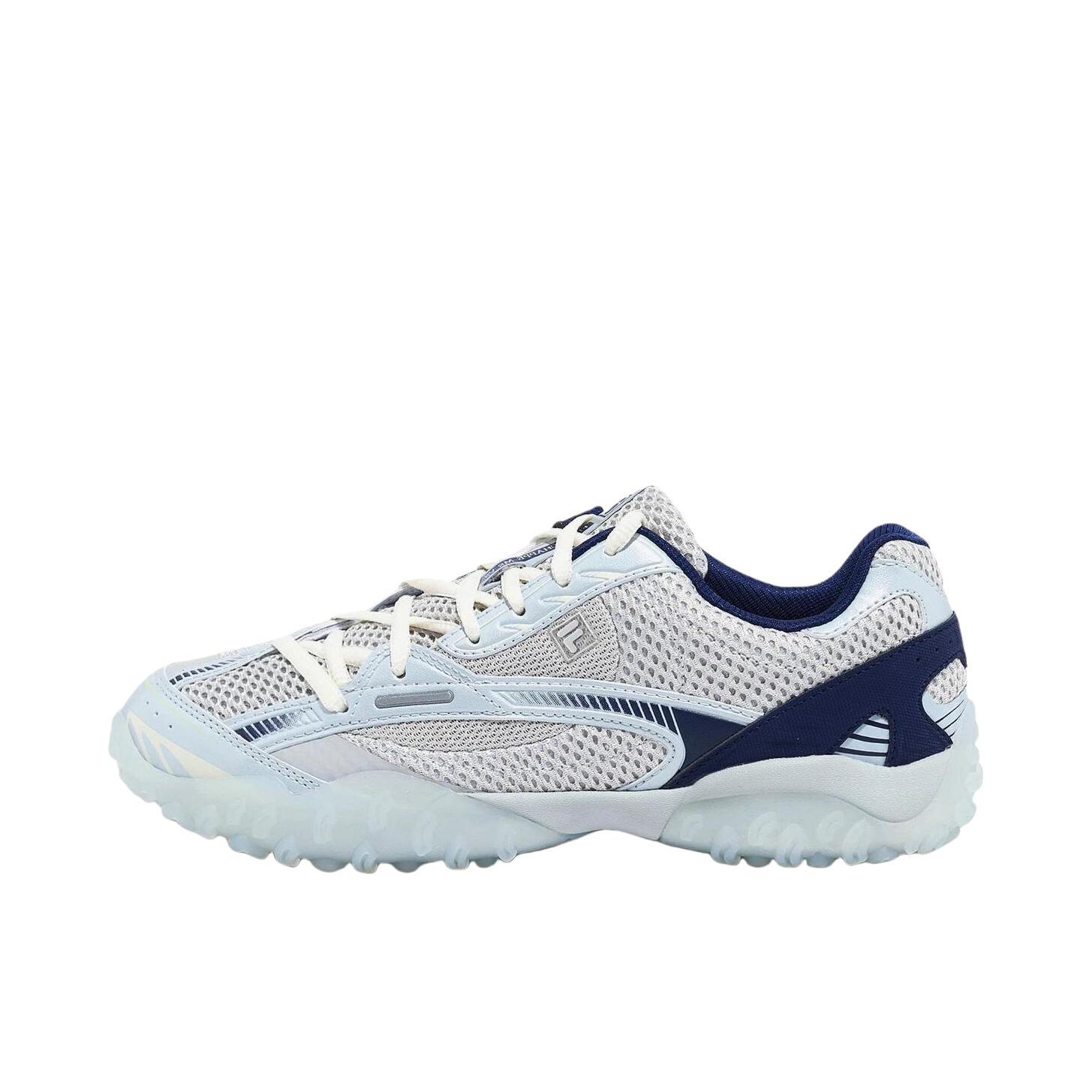推荐商品：FILA/斐乐 Eshape V2 运动休闲鞋 薄底防滑 灰色/蓝色