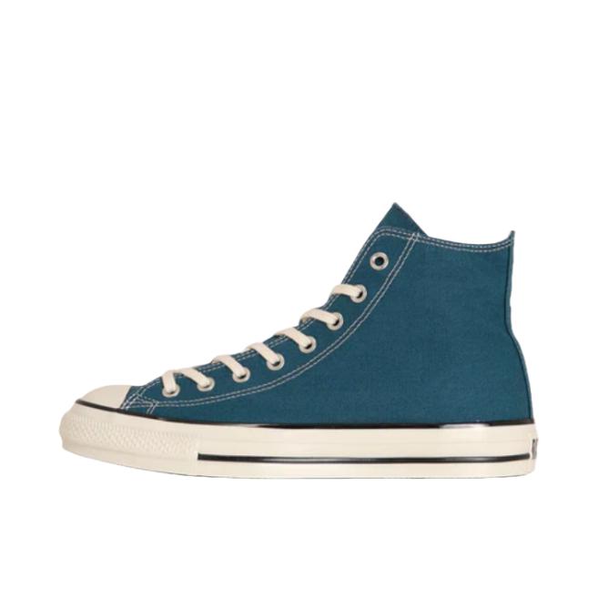 推荐商品：Converse/匡威 Chuck Taylor All Star 帆布鞋 常青款轻便防滑耐磨百搭复古圆头减震贴合高帮 蓝青色/白色