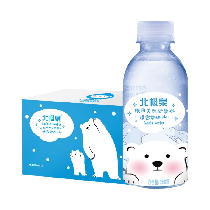 推荐商品：北极泉 天然矿泉水 350ml 瓶装