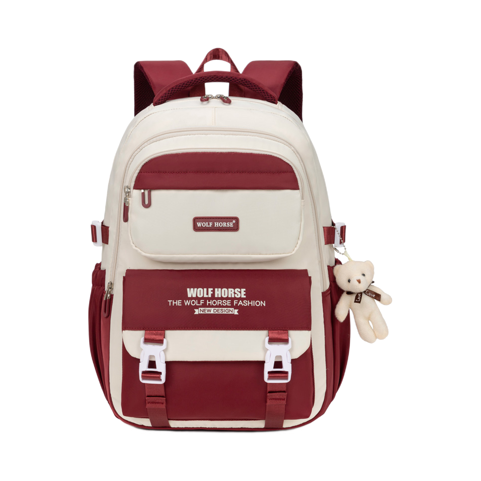 推荐商品：狼马 超大容量轻便高中学生初中生小学生3-6年级书包背包双肩包童包