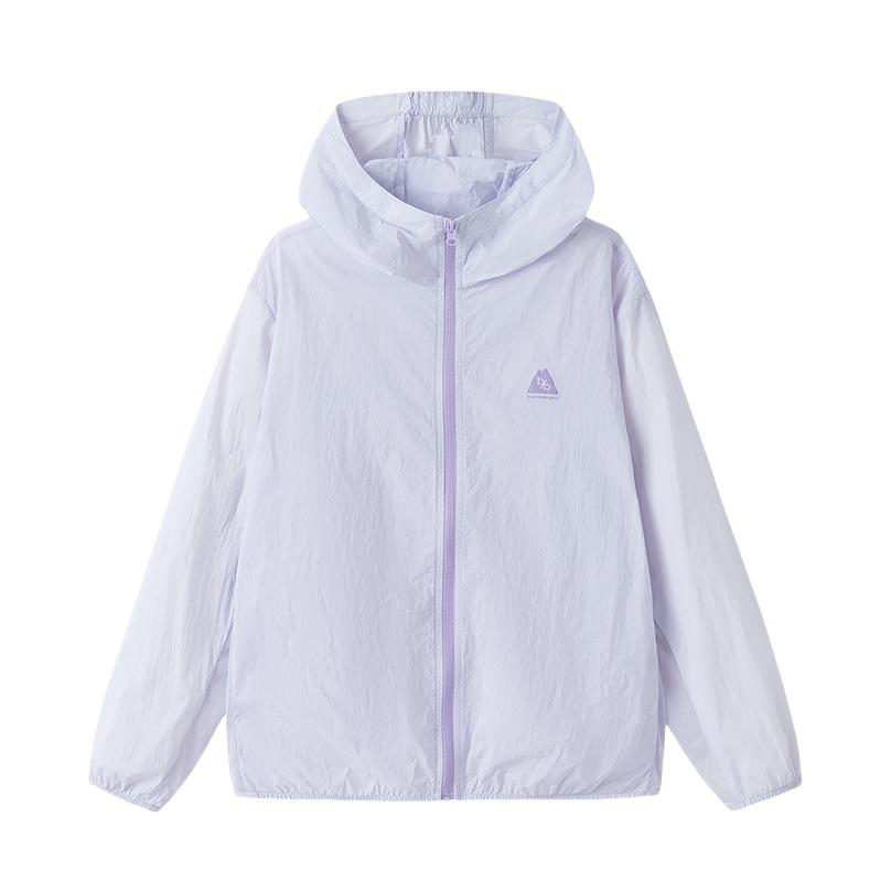 推荐商品：balabala/巴拉巴拉童装 UPF50+透气山系凉感亲肤防晒衣 中童 202225105201 粉紫