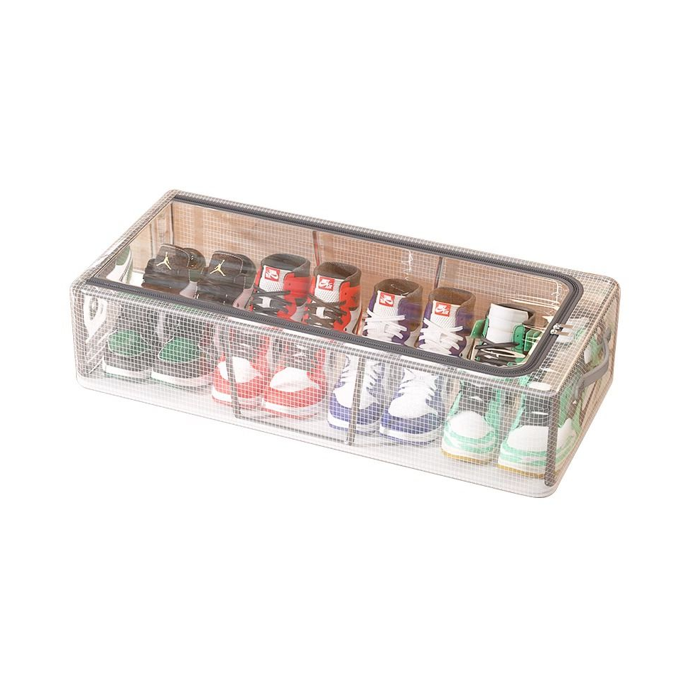 推荐商品：韩非子 pvc夹网不锈钢 拉链款 鞋盒收纳盒