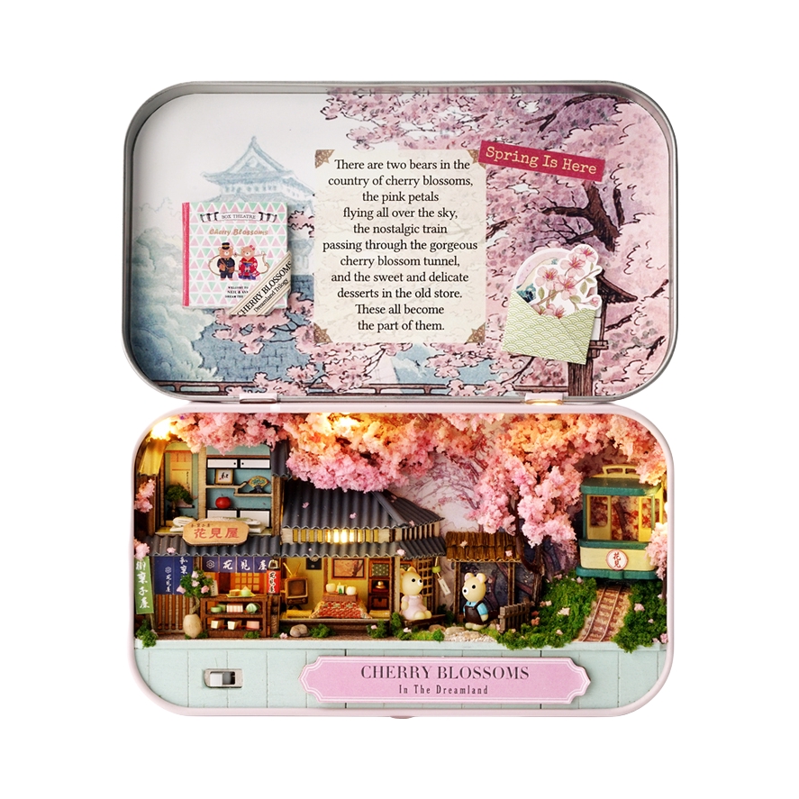 推荐商品：智趣屋 盒子剧场 梦之境三部曲 樱花之境 拼图