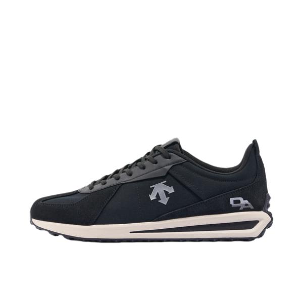 推荐商品：迪桑特 Trainer 简约 低帮 厚底 舒适 运动休闲鞋 黑色