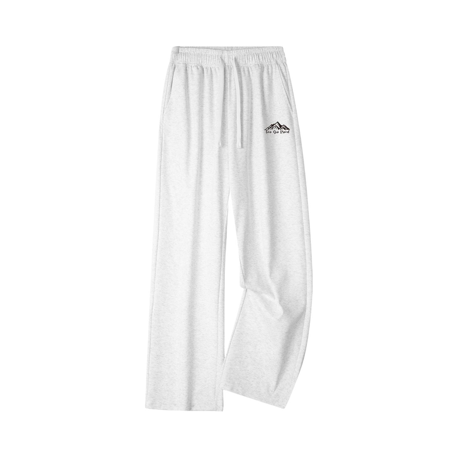 推荐商品：TINA GIA SS25 直筒垂感针织运动长裤 SS2501T11 浅灰