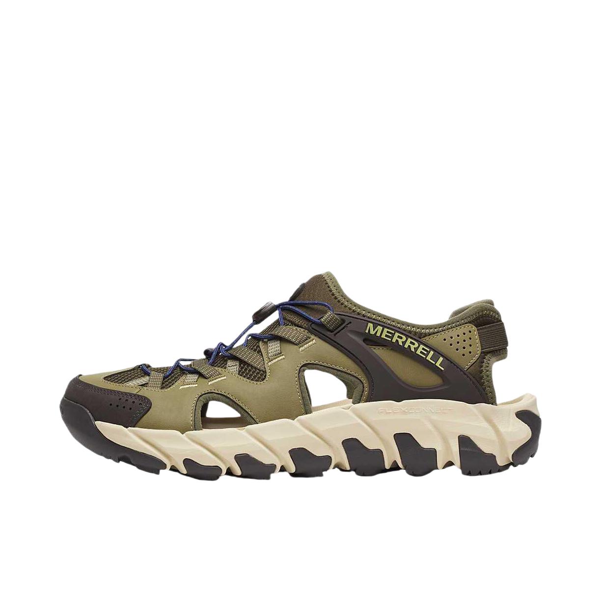 推荐商品：Merrell/迈乐 Maipo Explorer Sieve 户外鞋 溯溪鞋 百搭徒步松紧带厚底 棕色/绿色