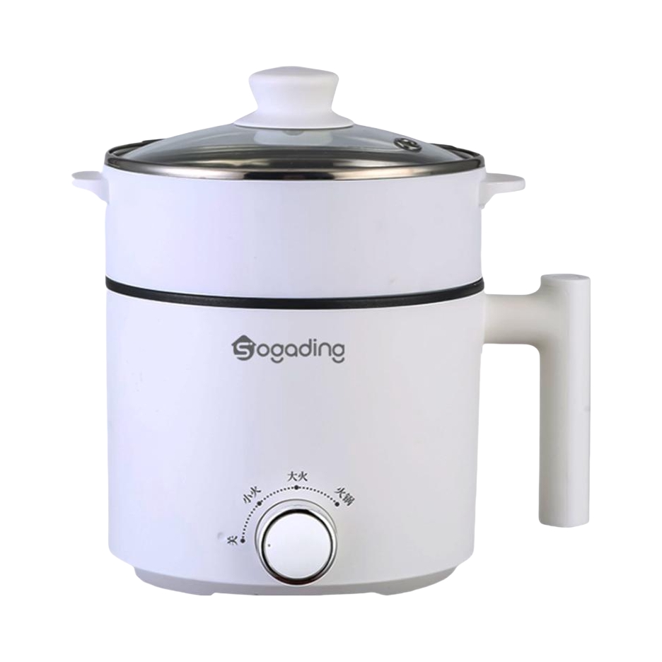 推荐商品：SOGADING/小家町 DZG-600C 电热火锅 1.5L/1.8L 不锈钢 不粘内胆