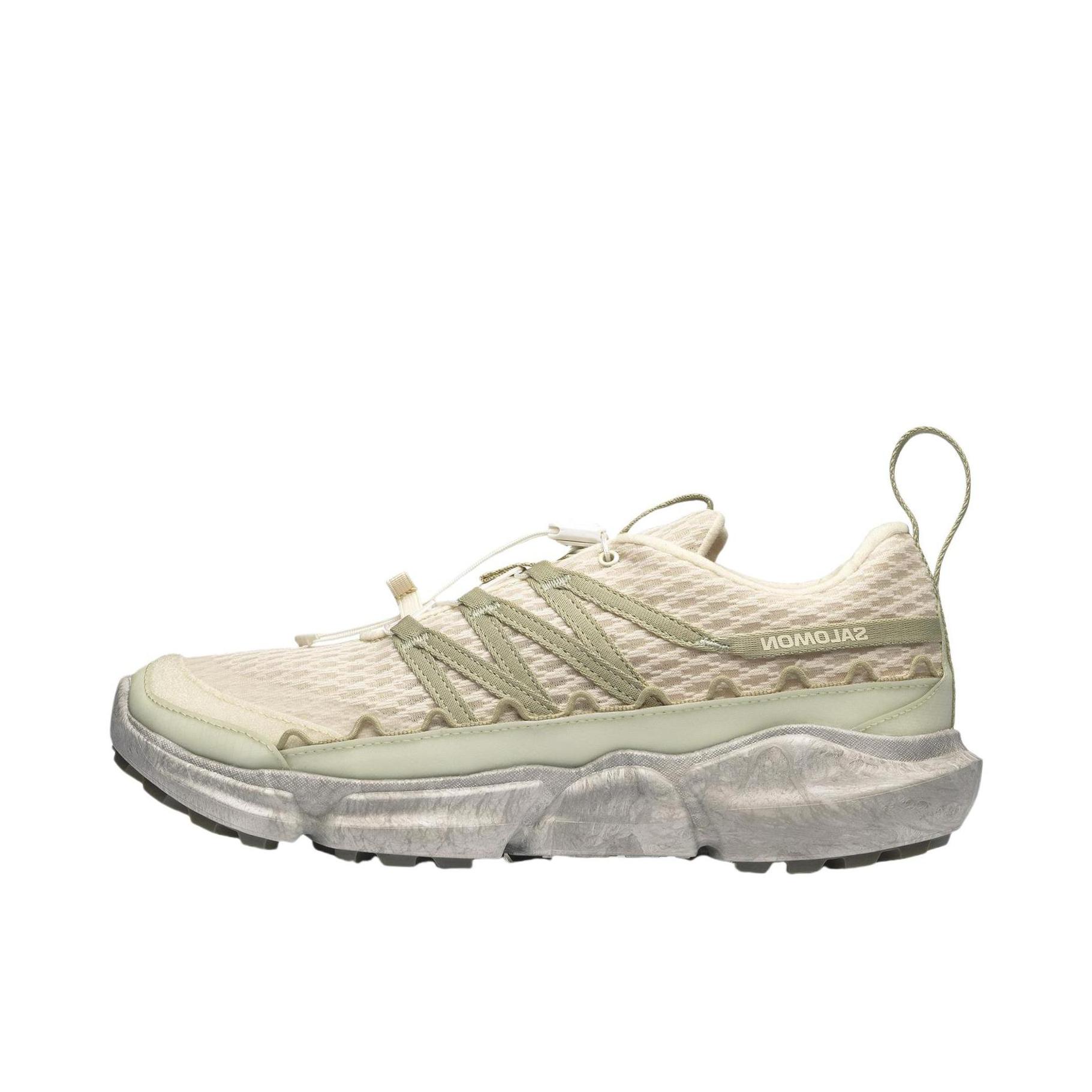 推荐商品：Salomon/萨洛蒙 Skor 减震 耐磨 越野 户外鞋 徒步鞋 RANRA联名/绿色