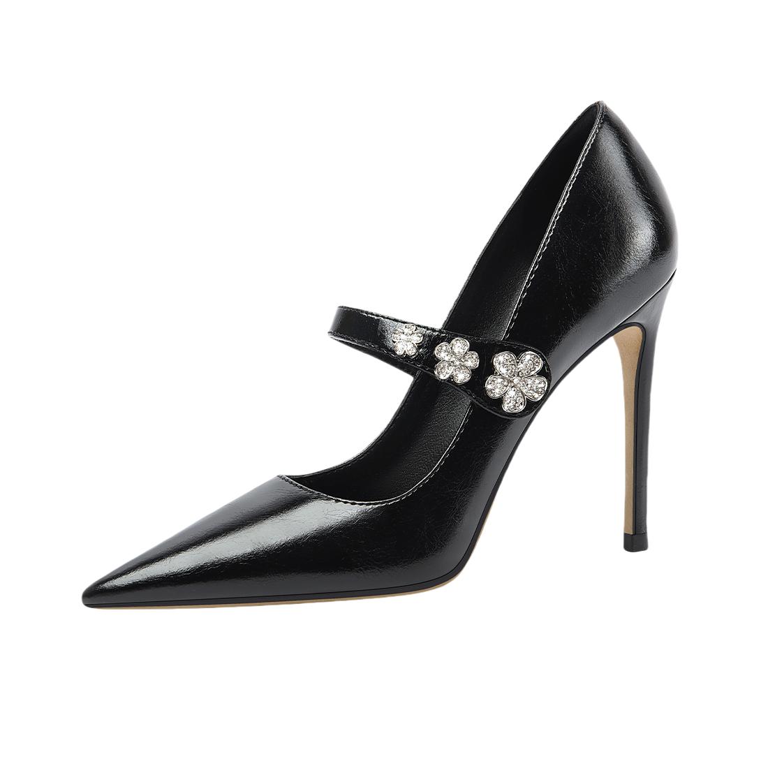 推荐商品：Lily Wei 高跟鞋 百搭通勤气质时尚 2702 跟高12cm/防水台款/黑色