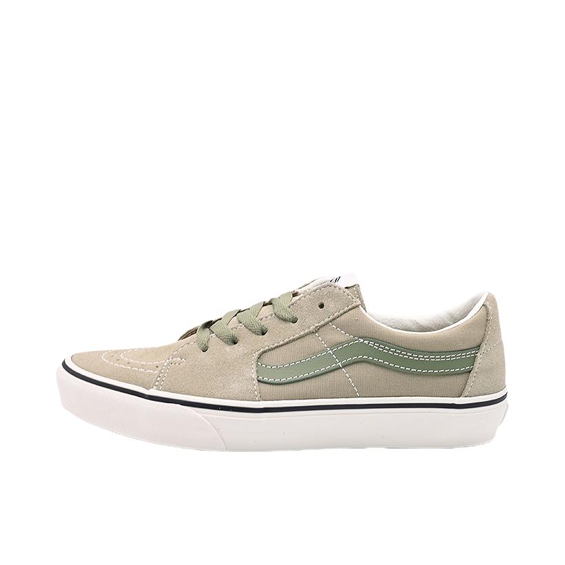 推荐商品：Vans/范斯 SK8-Low 板鞋 防滑耐磨舒适减震潮流拼接百搭休闲复古风帅气高街运动简约风薄底 棕色/绿色