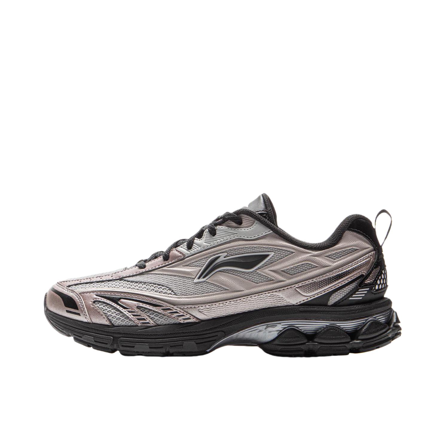 推荐商品：李宁 扶摇2.0 V2 减震回弹 稳定支撑 防滑耐磨 网面透气 慢跑 复古 跑鞋 男款/黑色/灰色