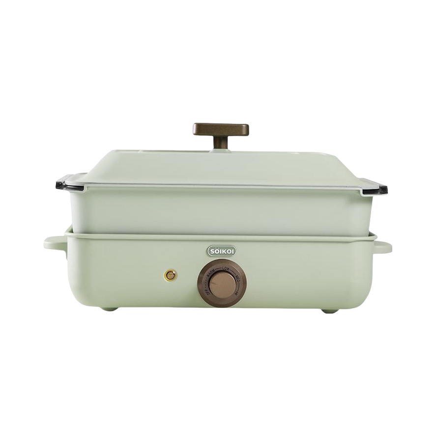 推荐商品：SOIKOI/司崎库 JL-FG101 多功能锅 易清洗 分体设计 不沾涂层