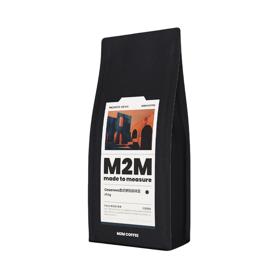 推荐商品：M2MCoffee 1.0版本 意式拼配咖啡豆 454g 袋装