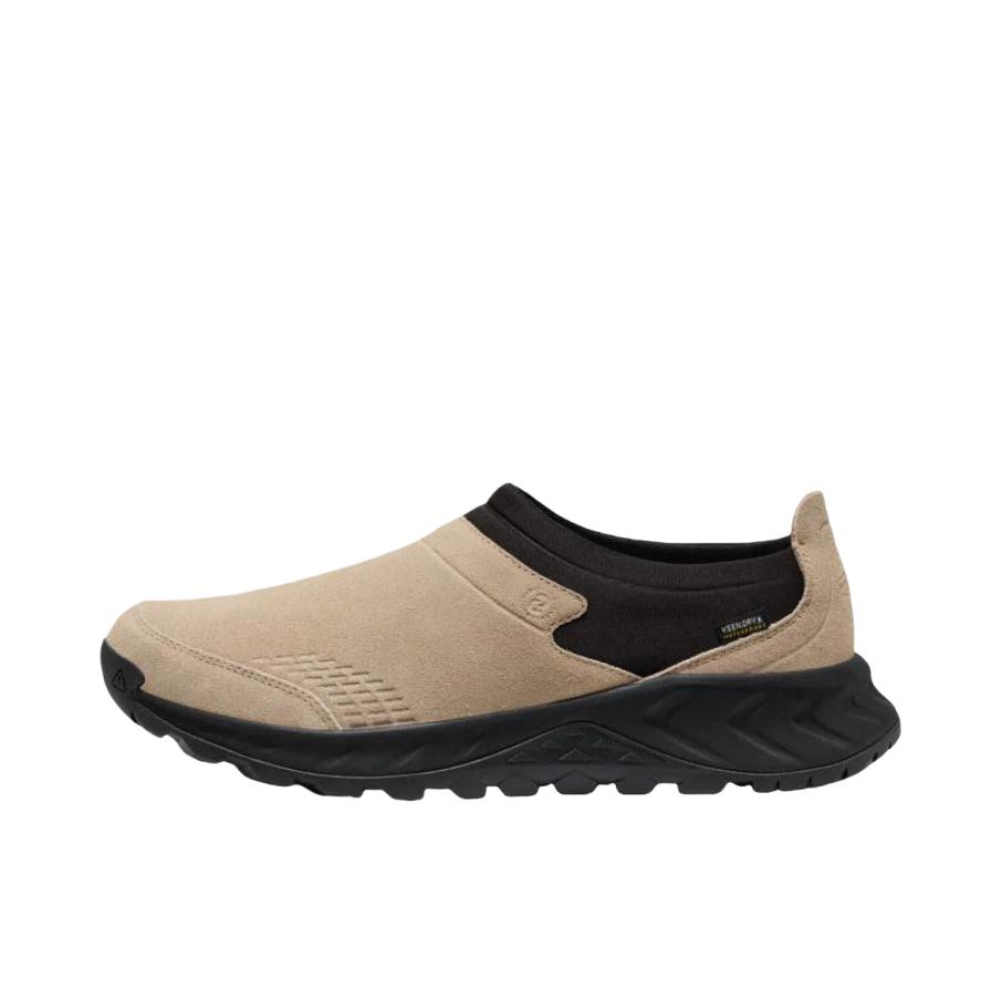 推荐商品：KEEN/科恩 TTS MOC WP 户外休闲鞋 低帮一脚蹬厚底 棕色