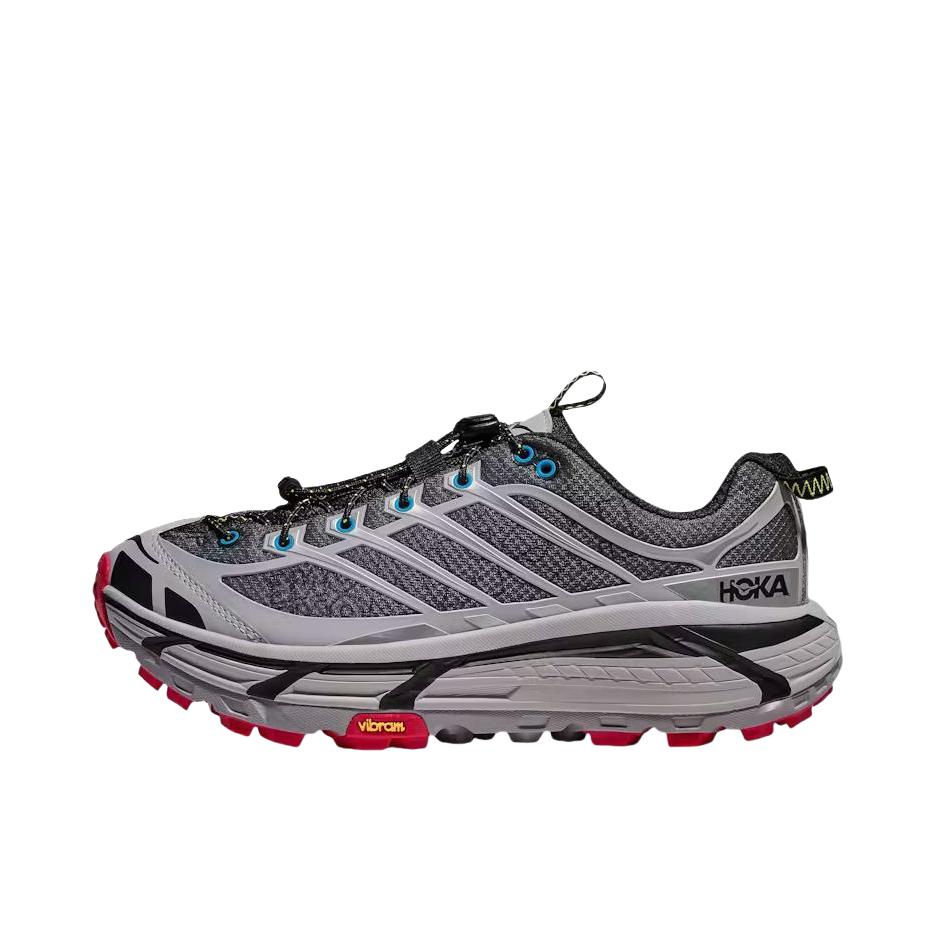 推荐商品：HOKA ONE ONE Mafate Three 2 越野跑鞋 防滑耐磨舒适缓震圆头百搭简约时尚 灰色 