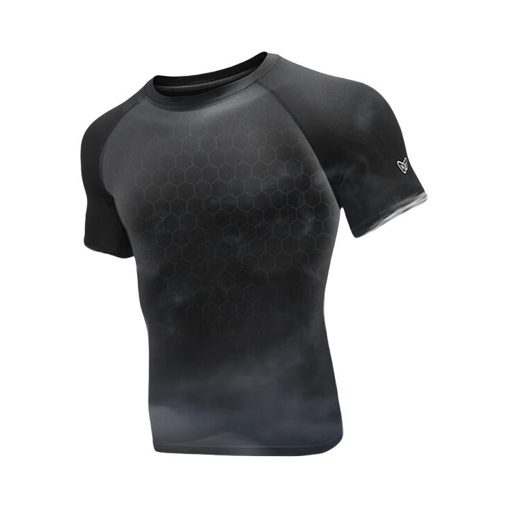 推荐商品：Veidoorn/维动 透气高弹圆领短袖紧身衣 V2500 黑