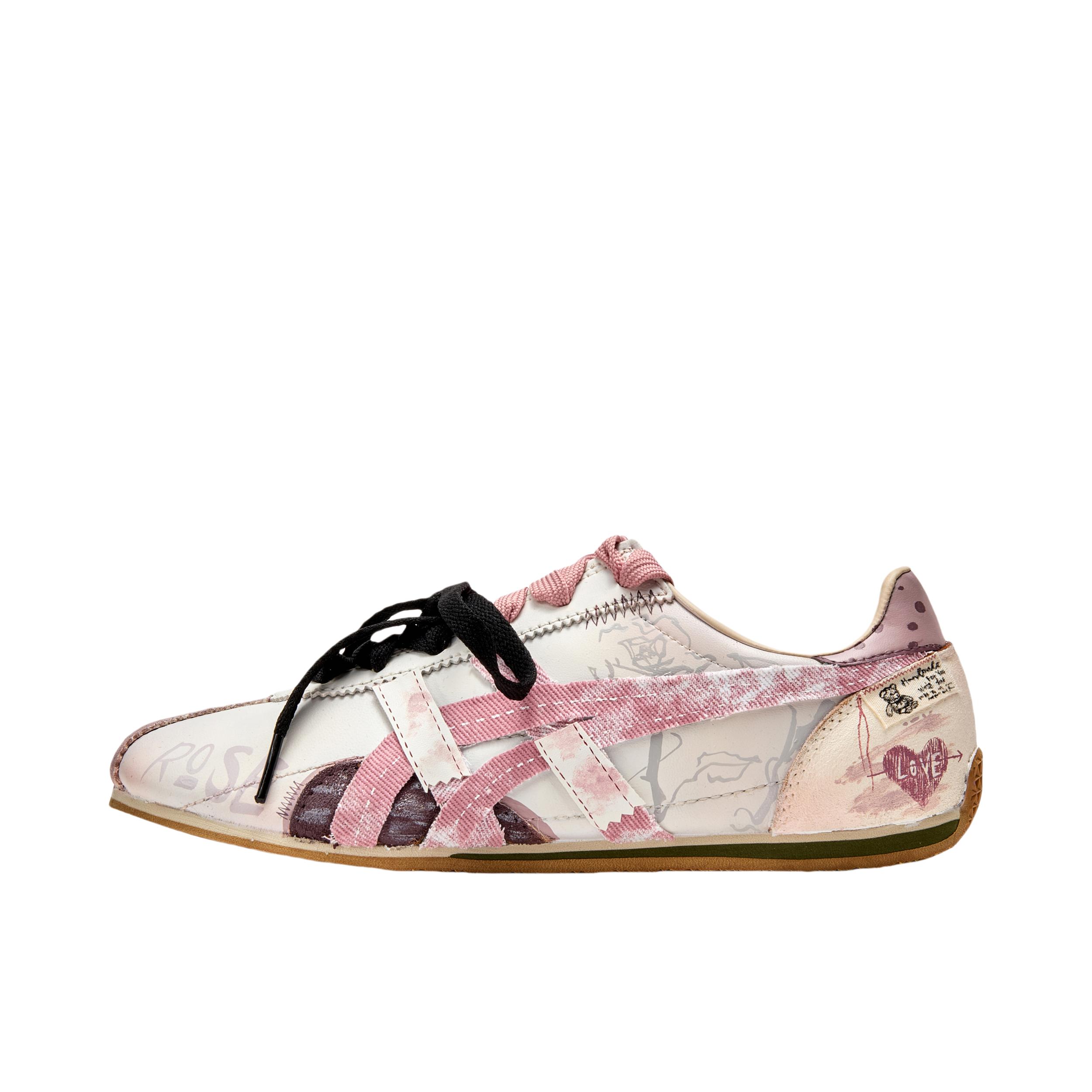 推荐商品：定制款 Onitsuka Tiger/鬼塚虎 Runspark 章鱼派对 运动休闲鞋 百搭情侣低帮减震 风城玫瑰