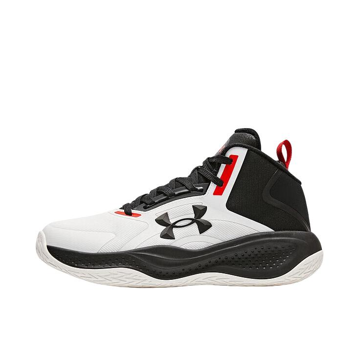 推荐商品：Under Armour/安德玛 篮球系列 篮球鞋 防撞软底缓震 大童/黑色/白色
