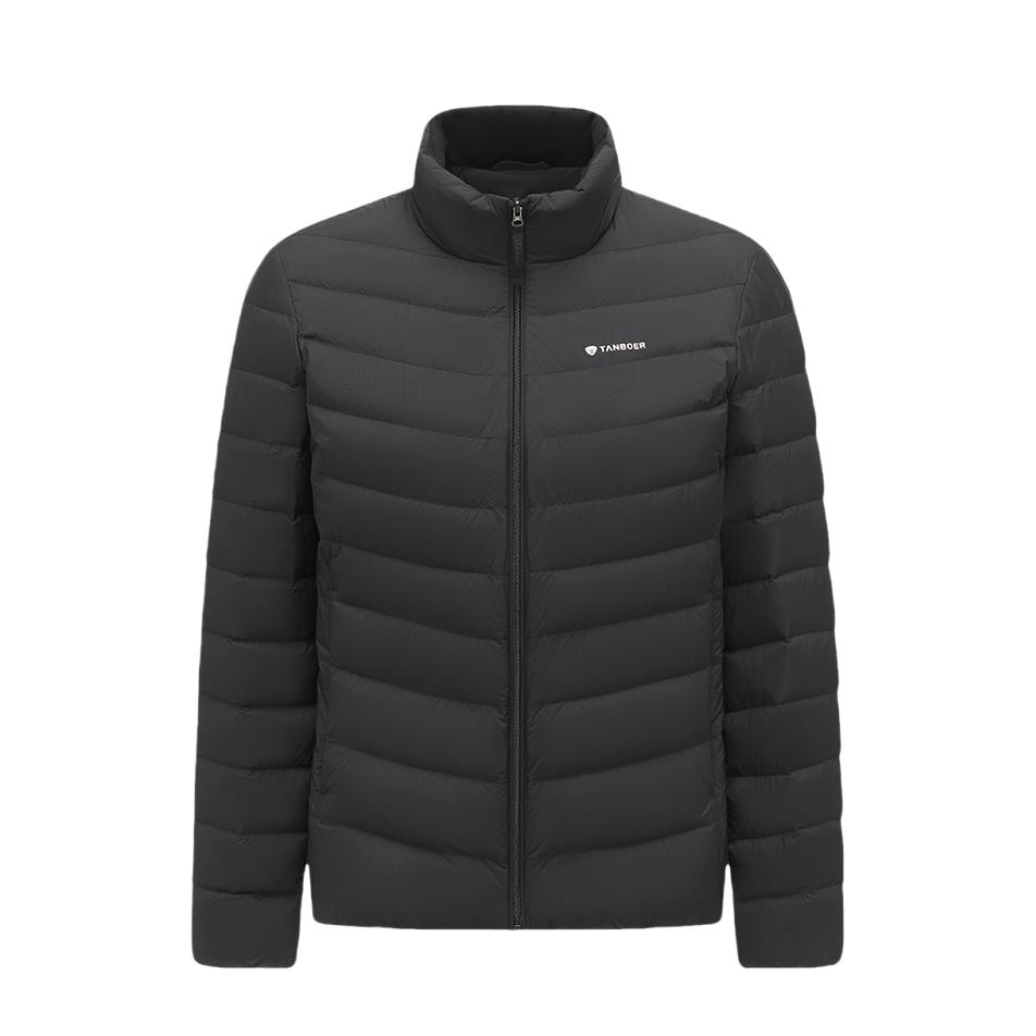 推荐商品：坦博尔 纯色立领长袖短款羽绒服 女装 TB5330266A 黑