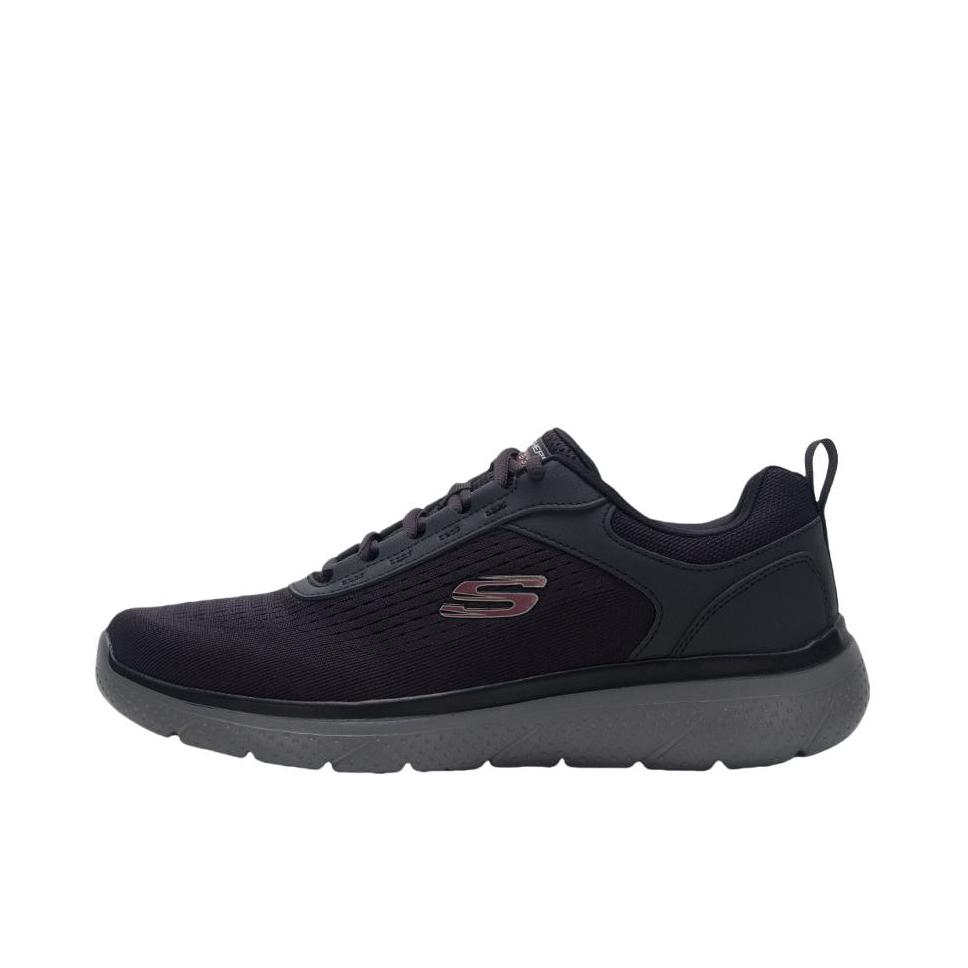 推荐商品：Skechers/斯凯奇 MEMORY FOAM 跑鞋 网面透气轻便户外 黑色