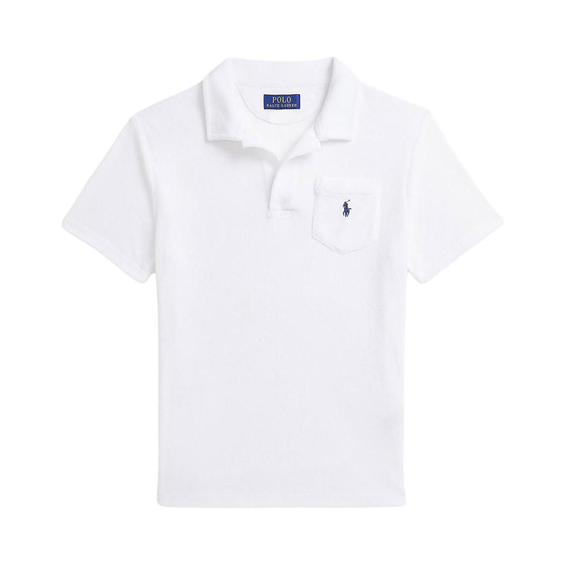 推荐商品：Ralph Lauren/拉夫劳伦童装 徽标翻领套头短袖Polo衫 中大童 323964202 白