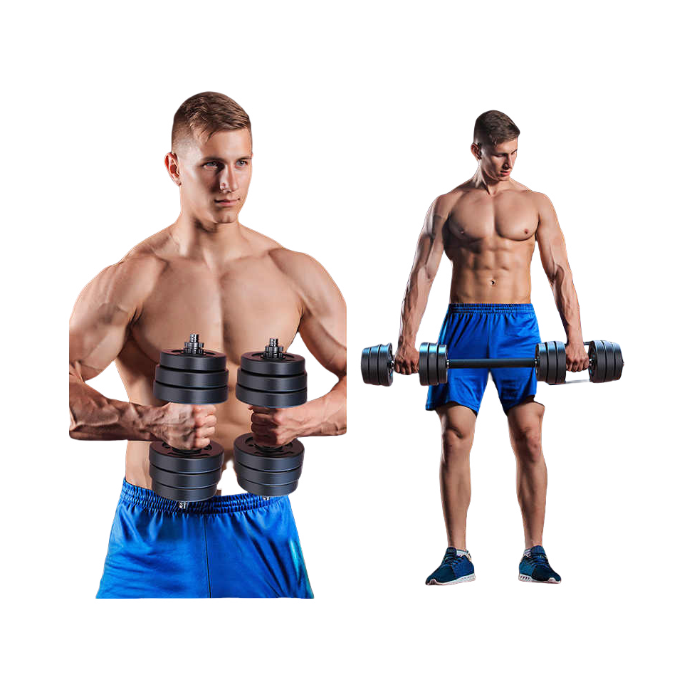 推荐商品：欧耐德 健身 家用 锻炼 包胶 可调节重量 哑铃 GZ-HYL