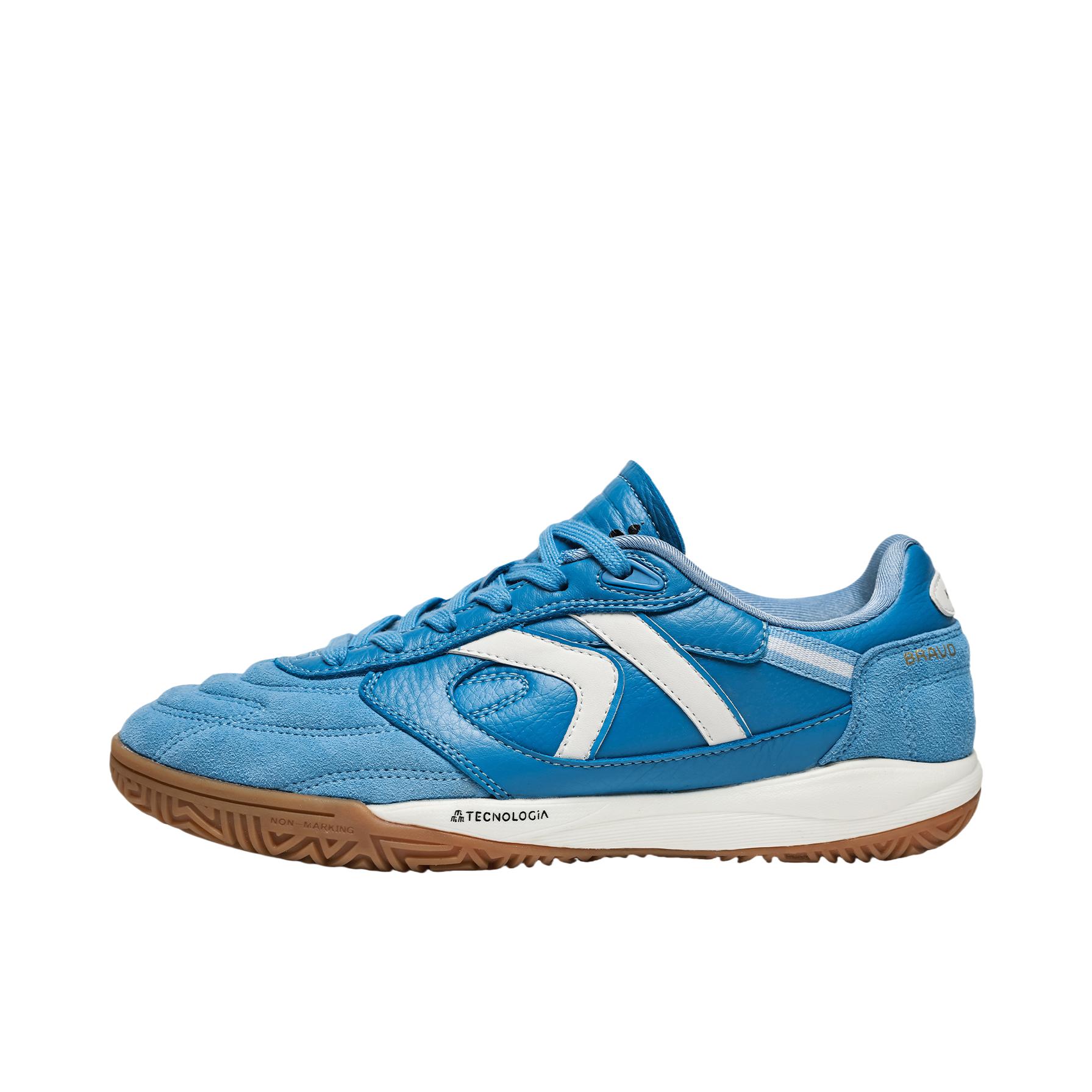 推荐商品：KELME/卡尔美 IN 德训鞋 训练鞋 足球鞋 高端平底室内减震耐磨 8521ZX5338 天蓝色
