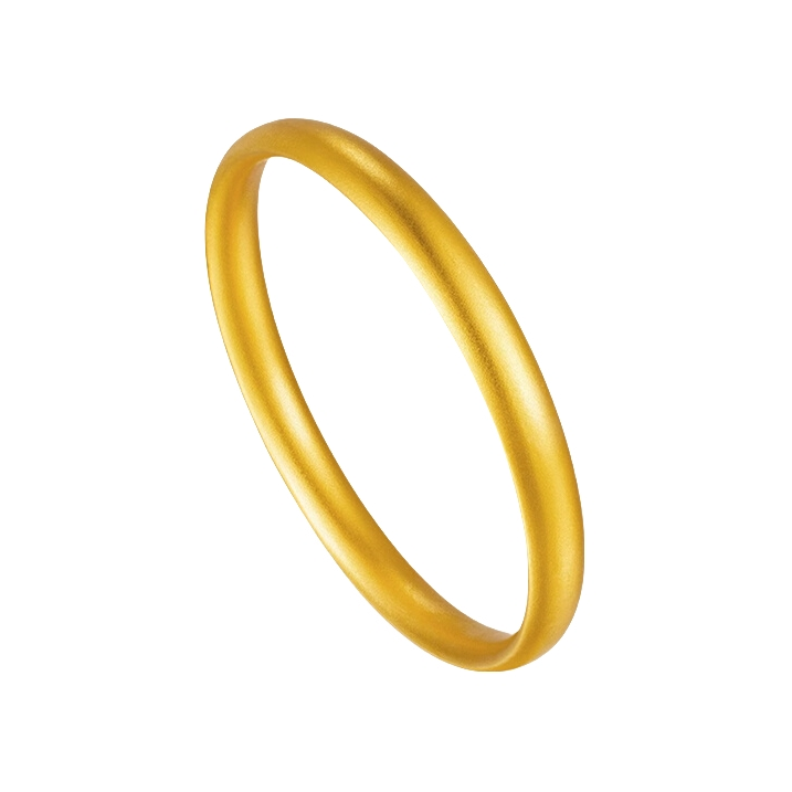 推荐商品：周九喜 泥鳅背足金手镯