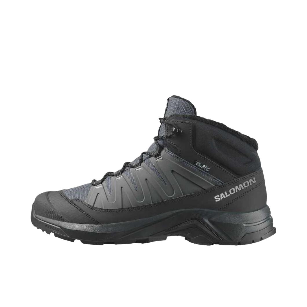 推荐商品：Salomon/萨洛蒙 X-Adventure 户外休闲鞋 网布皮革保暖防水 沥青色/灰色/黑色/合金色/银色