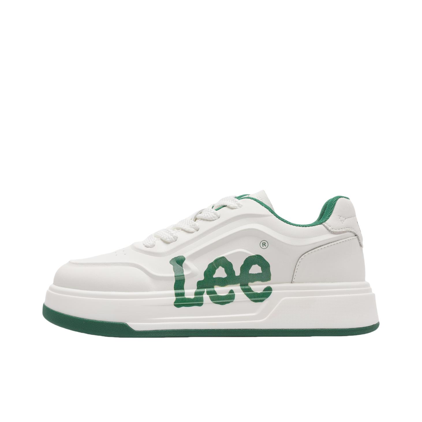推荐商品：Lee 板鞋 百搭时尚增高耐磨 L254UB261 绿色