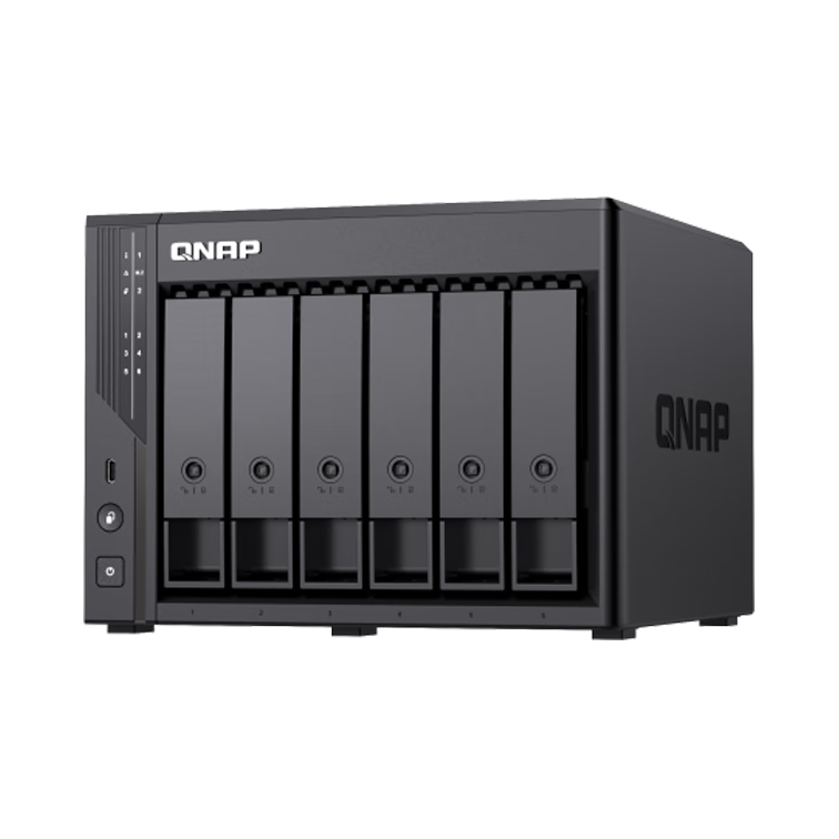 推荐商品：QNAP/威联通 Qu605 六盘位 NAS网络存储 私有云 双2.5G以太网口 英特尔N150处理器