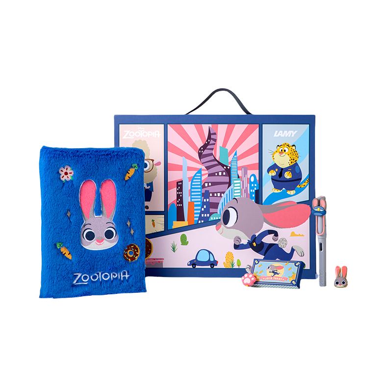 推荐商品：Lamy/凌美 疯狂动物城联名 0.5mm 明尖 墨水笔 礼盒装