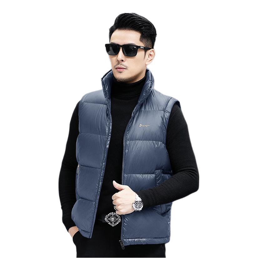 推荐商品：亨度 保暖亲肤加厚无袖羽绒马甲 HDYRQY3951 蓝