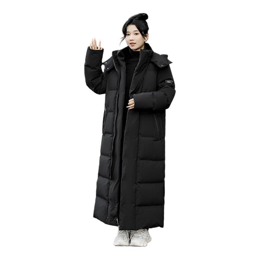 推荐商品：Marton/玛特尔 保暖亲肤防风羽绒服 D-MY618-130 黑/1.2米