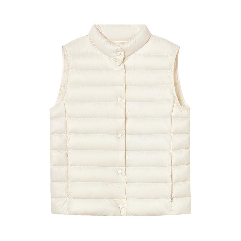 推荐商品：LANCY 保暖亲肤柔软羽绒马甲 女装 LCGD98OVT006 白