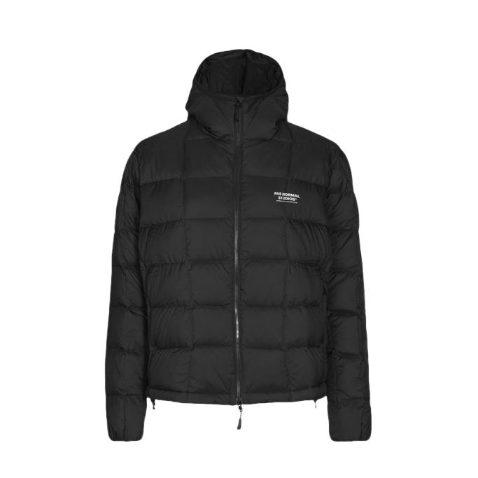 推荐商品：Pas Normal Studios 保暖亲肤鹅绒锦纶口袋字母长袖羽绒服 NE33ALI 黑