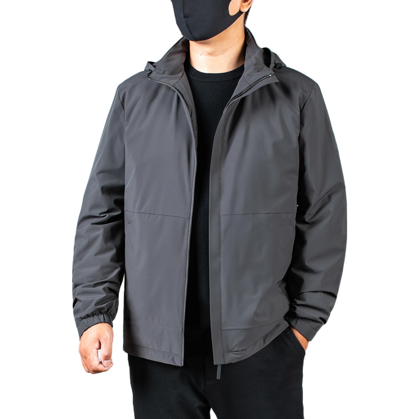 推荐商品：远路者 保暖轻薄拉链白鸭绒长袖羽绒服 Y25491 军灰