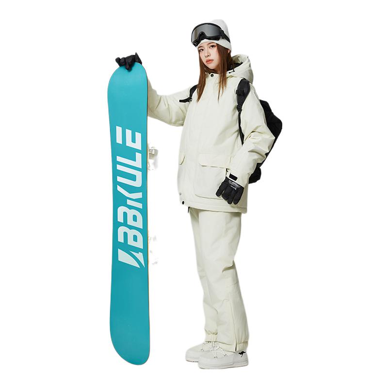 推荐商品：BBKULE/百倍客 防水保暖耐磨运动套装 xf-03 珍珠白