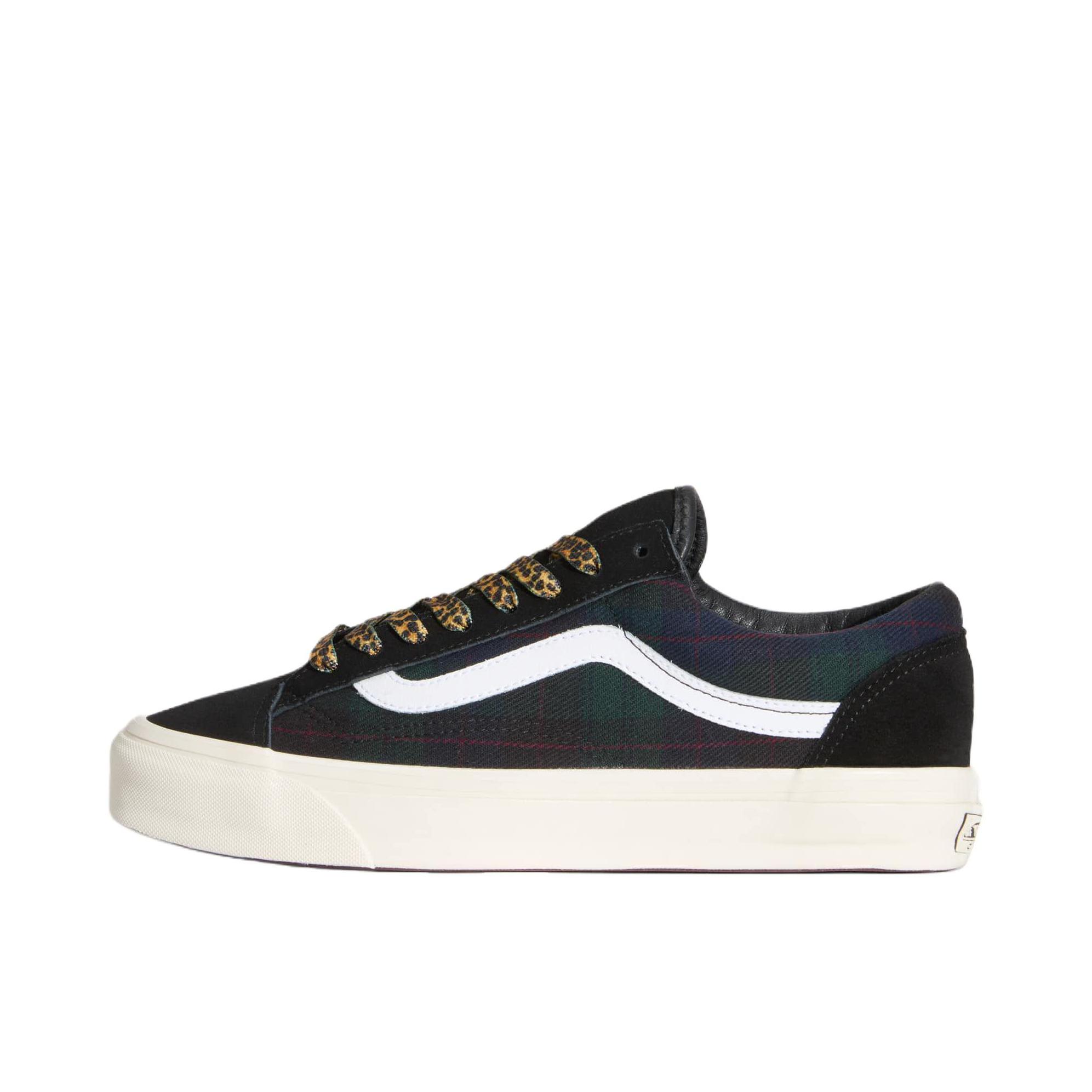 推荐商品：Vans/范斯 Style 36 滑板鞋 板鞋 舒适轻便防滑耐磨复古百搭帆布拼接防水运动 纯黑色