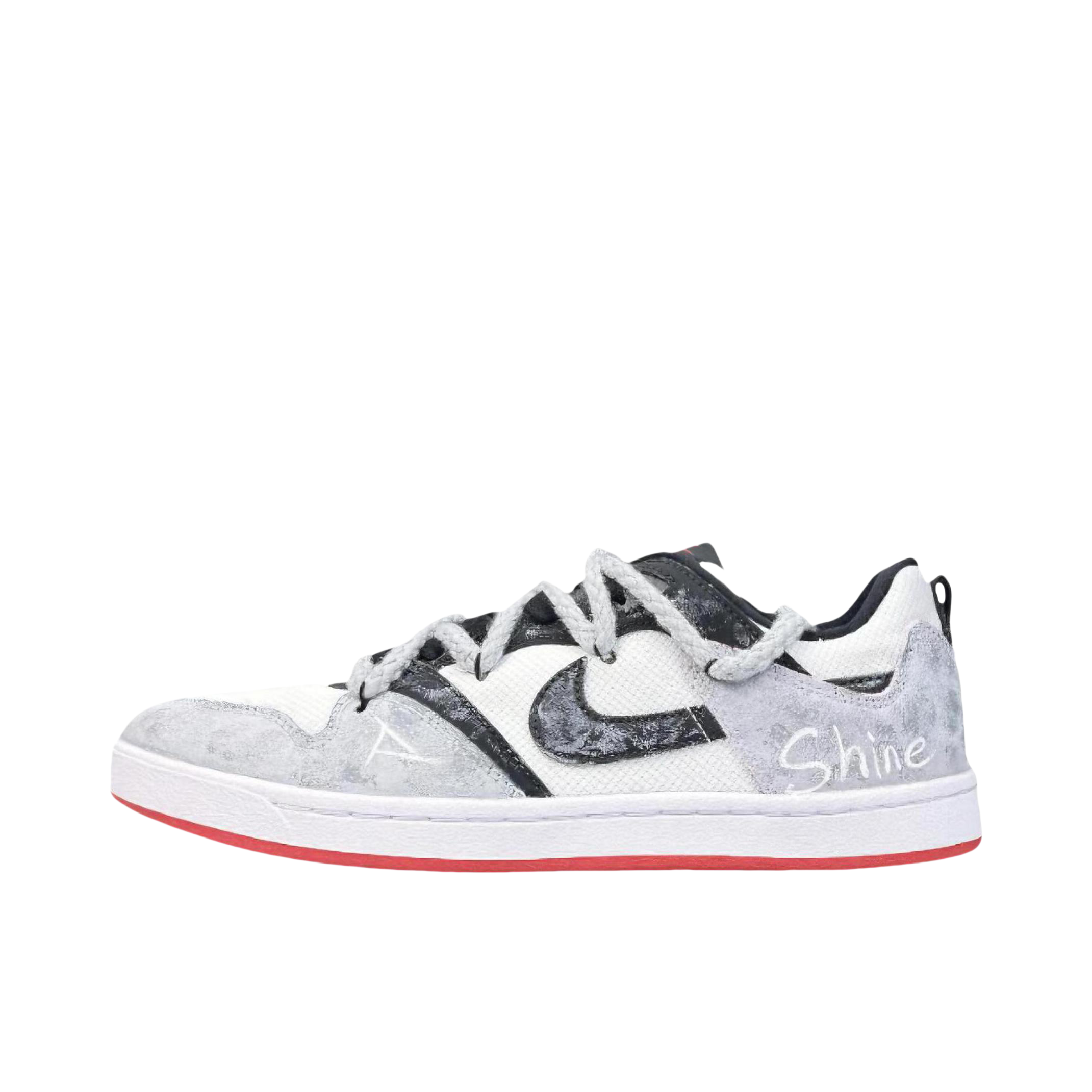 推荐商品：【定制球鞋】 Nike SB Alleyoop 板鞋 金属防滑耐磨减震轻便低帮防水复古休闲潮流简约百搭 银翼 