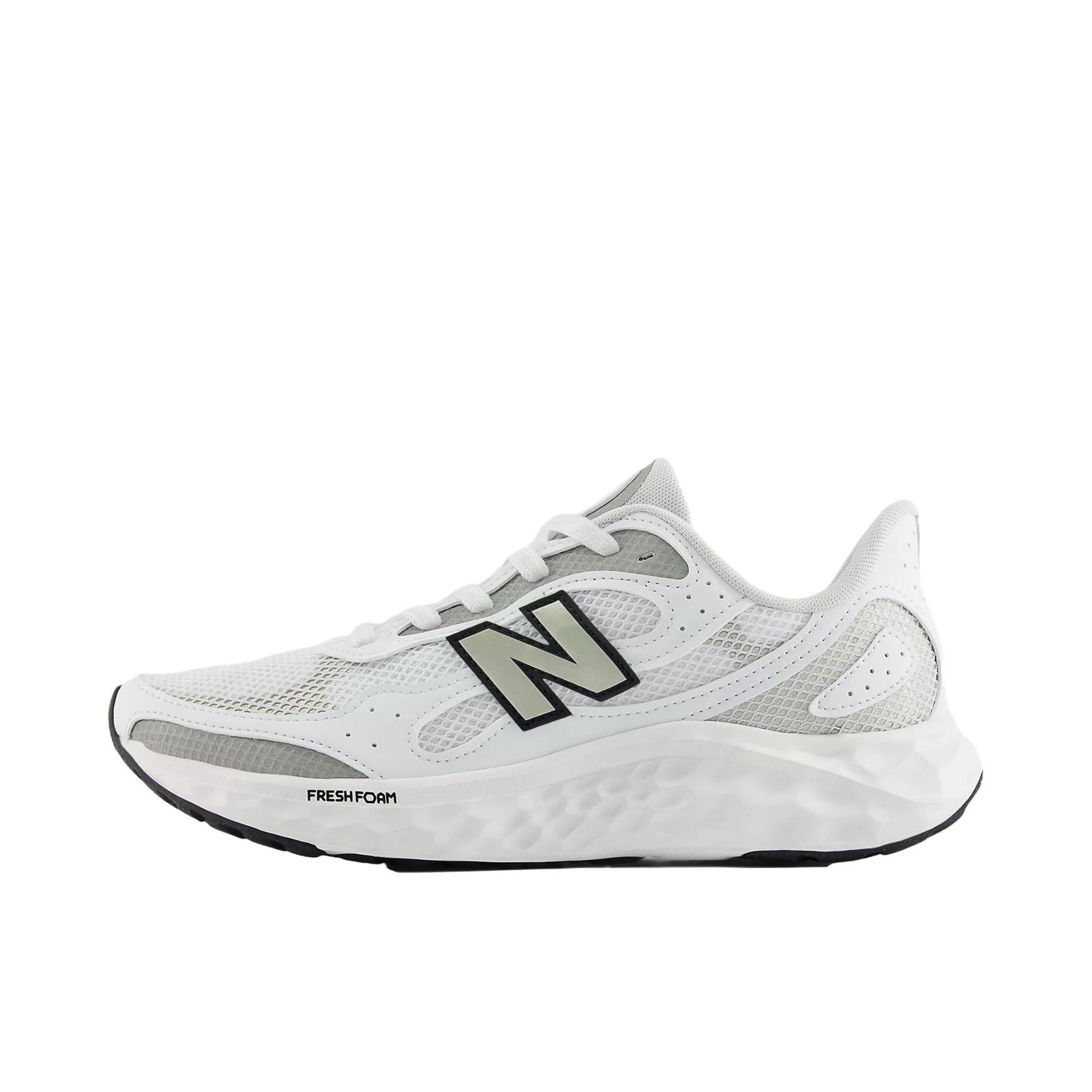 推荐商品：New Balance Fresh Foam Arishi v4 跑鞋 防滑支撑耐磨网布透气缓震轻便舒适圆头织物防水马拉松耐穿 白色