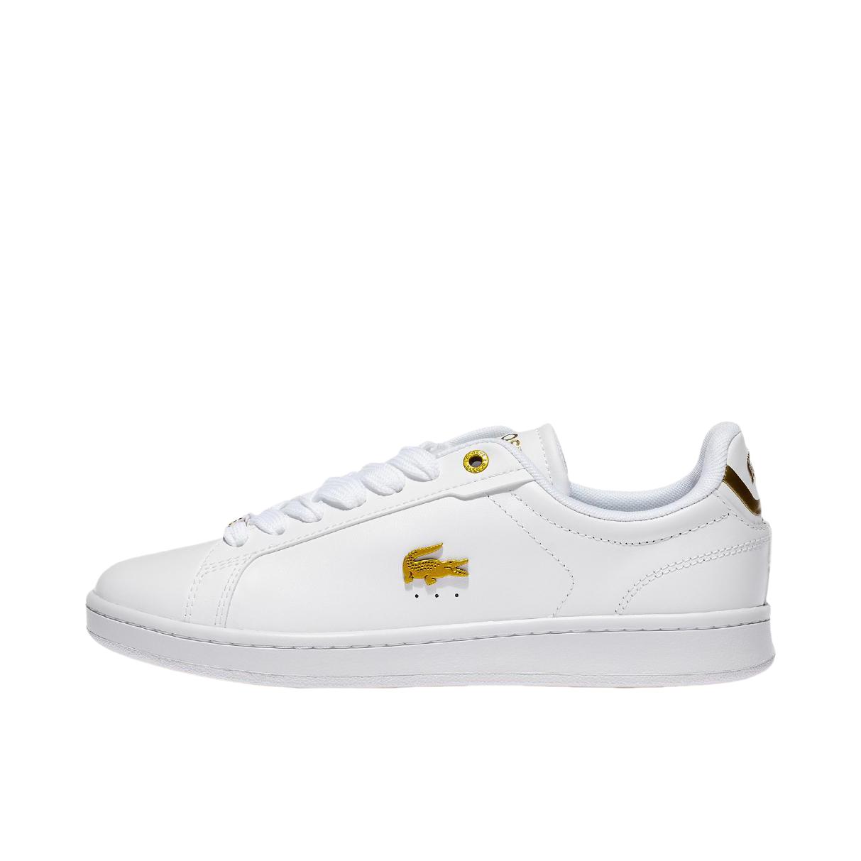 推荐商品：LACOSTE cannaby pro 板鞋 圆头厚底耐磨系带 白色