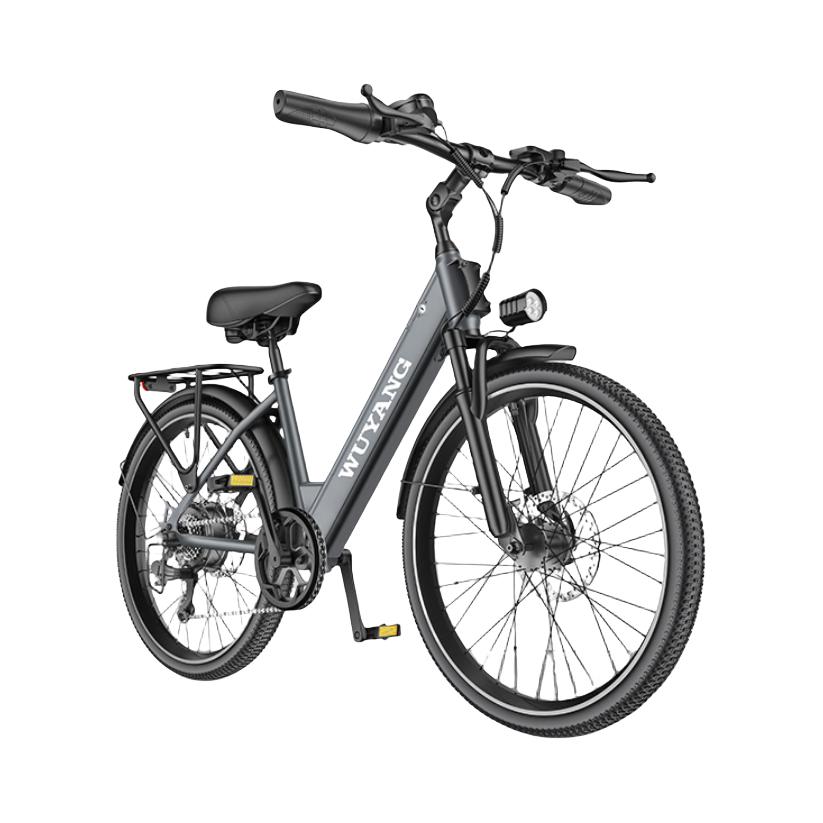 推荐商品：WUYANG/五羊 T6V 禧玛诺 多速别 高碳钢 超长续航 电助力自行车