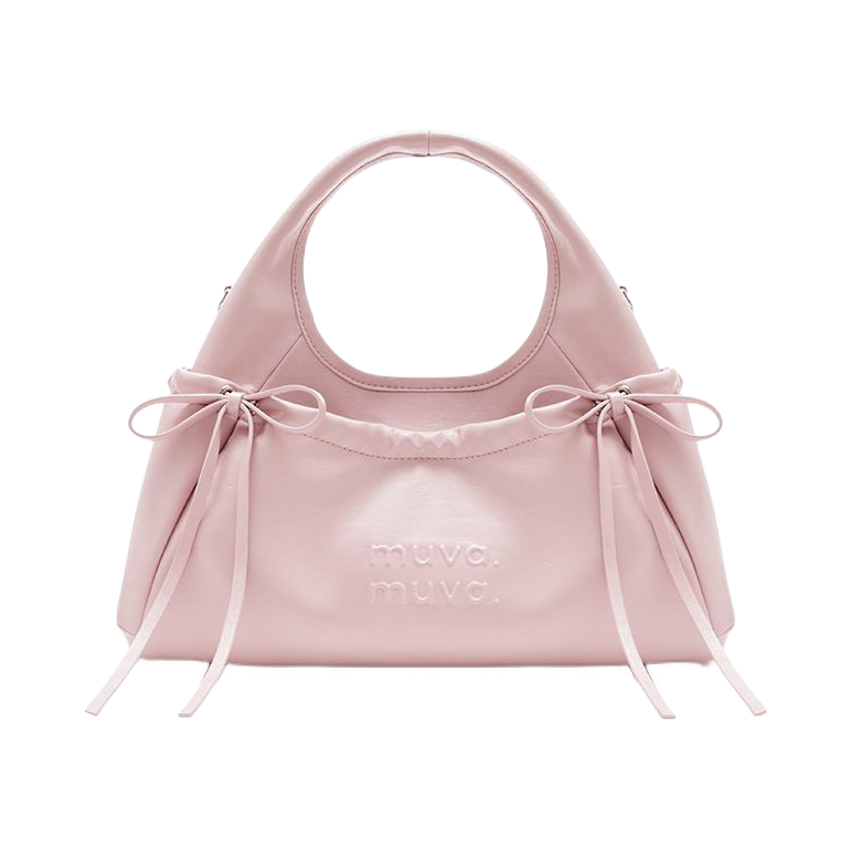 推荐商品：muva 2025新款简约蝴蝶结大容量潮流百搭腋下单肩包手拎包手提包