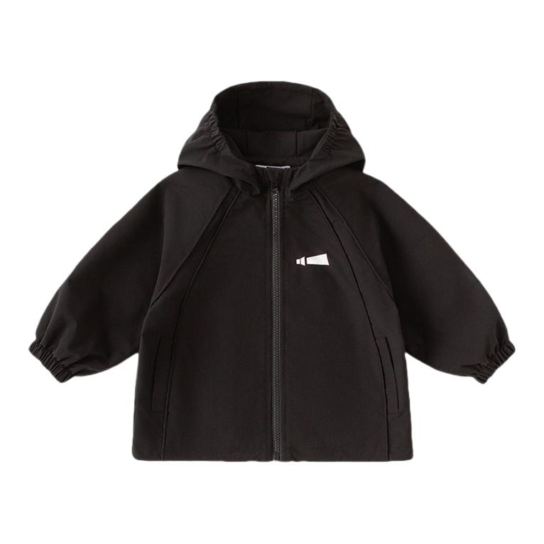 推荐商品：insbobo童装 2026SS 防风三合一夹棉梭织长袖冲锋衣 女中小童 QY23189 黑/单冲