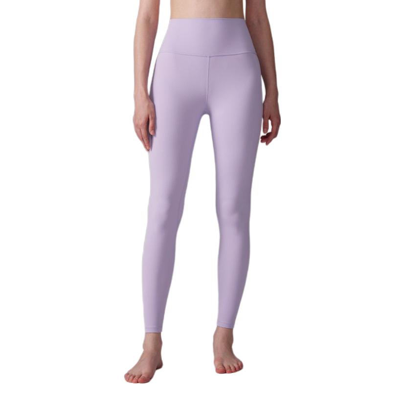 推荐商品：CrzYoga 高腰透气纯色紧身裤 女装 R616A24 空气紫