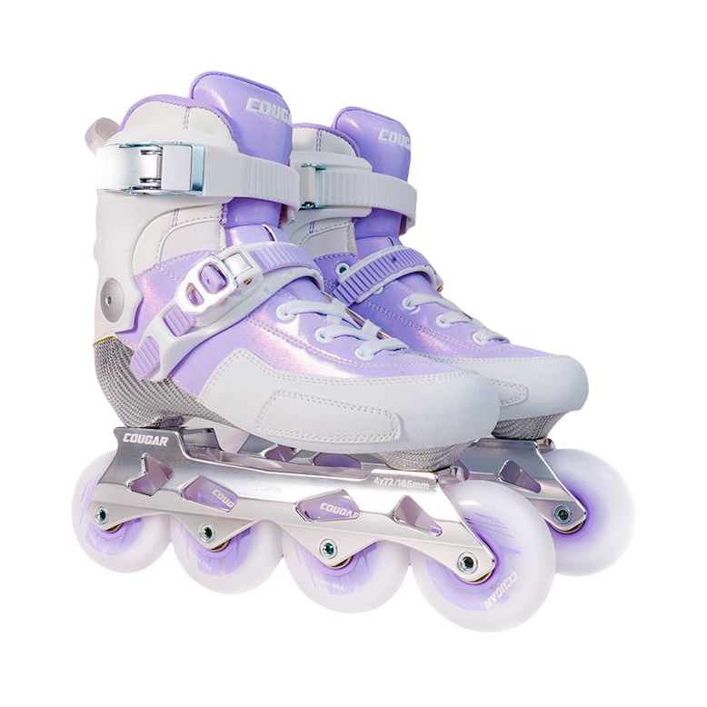 推荐商品：美洲狮 竞速 平花 专业 耐用 直排轮